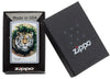 Spazuk Tiger design windproof lighter in packaging