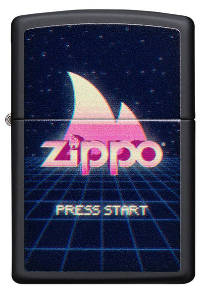 Zippo U.S. Space Force Design Windproof Pocket Lighter – Black Matte Finish, 48548