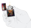 Spiritual Journey Iridescent Matte Colour Image Windproof Lighter
