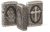 Grouped view Armor St. Christopher Metal Antique Silver Windproof Lighter