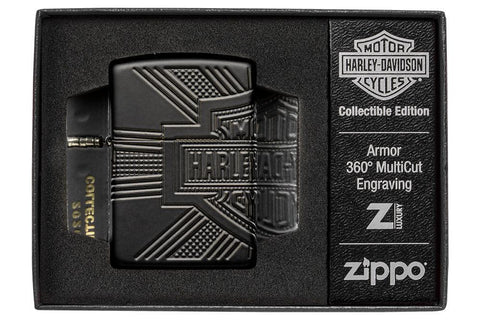 Harley-Davidson® 2020 Collectible Windproof Lighter in Harley-Davidson® themed luxury packaging