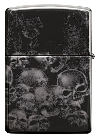Sons of Anarchy Black Ice 360 design windproof lighter showing the back