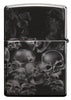 Sons of Anarchy Black Ice 360 design windproof lighter showing the back