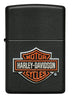 Harley-Davidson® Black Matte Windproof Lighter