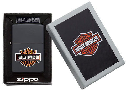 Harley-Davidson® Black Matte Windproof Lighter