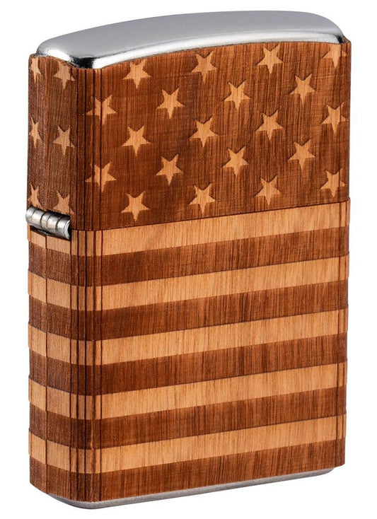 WOODCHUCK USA American Flag Wrap Emblem