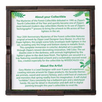 25th Anniversary Limited Edition Mysteries of the Forest Gift Set Information