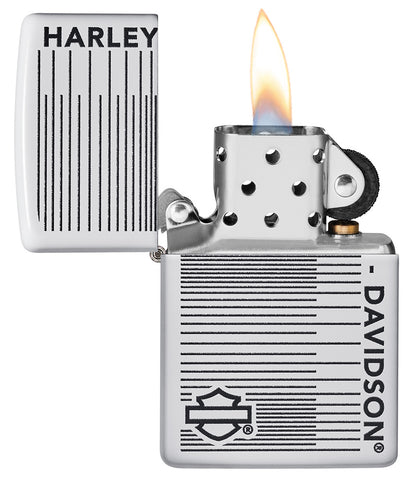 Harley-Davidson® White Matte Windproof Lighter
