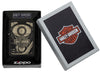 Harley-Davidson® Black Crackle Photo Image Windproof Lighter