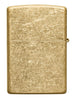 Tumbled Brass Base Model Windproof Lighter