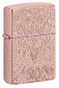 Armor® Carved Rose Gold Windproof Lighter