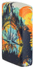 Zippo Lighter Side View Front 540 Degree Design with Waymarker in Nature's Colourful Night Sky