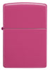Zippo Lighter Front View Soft Pink Frequency Base Model