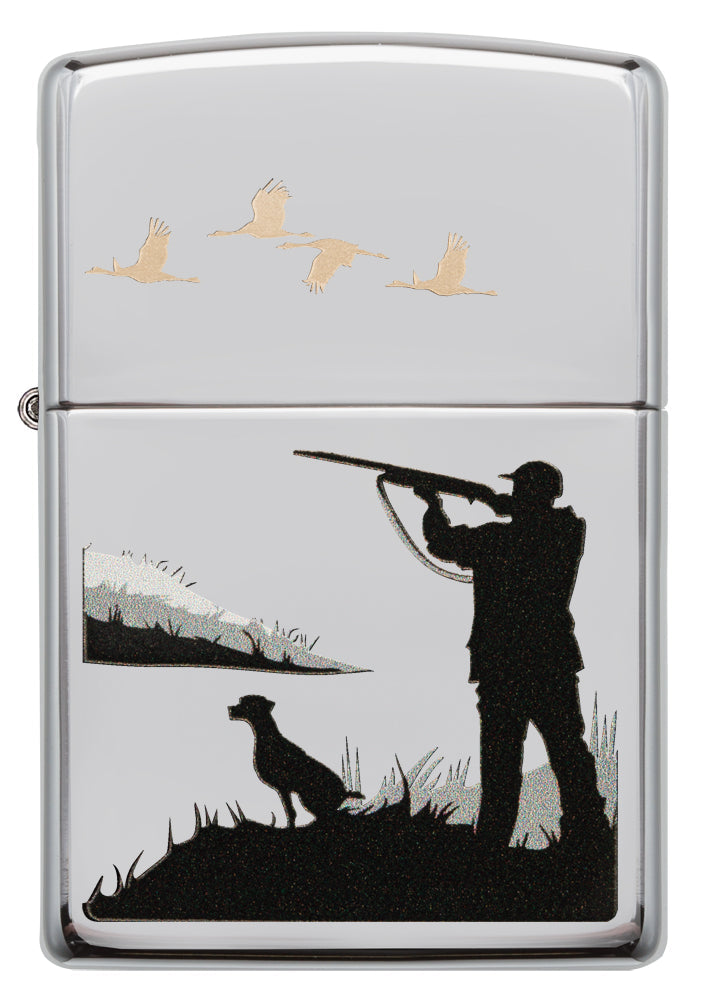 Hunter Dog And Ducks