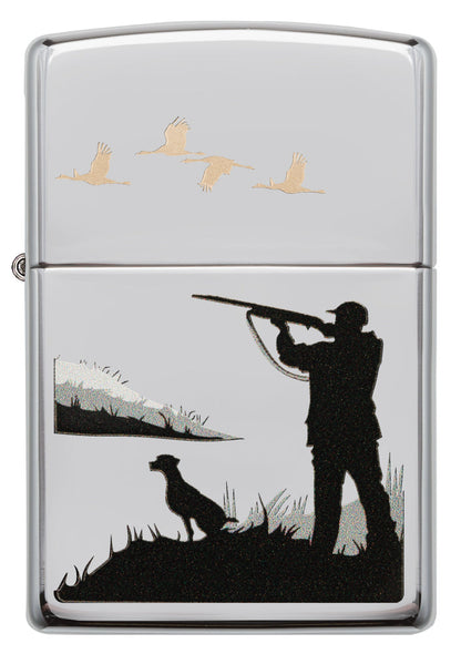 Hunter Dog And Ducks