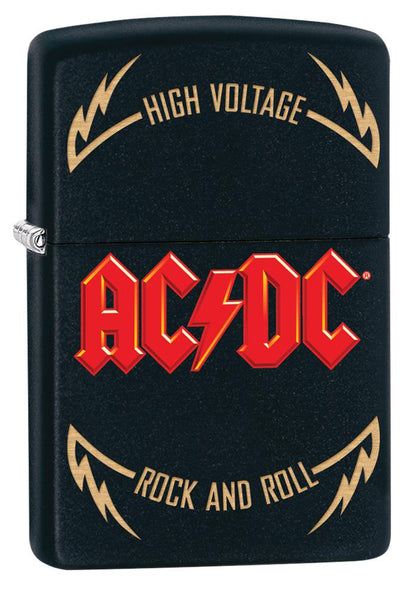 218-081050, ACDC High Voltage Rock and Roll Windproof Lighter 