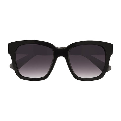Front view of the Grand Ninety-two Sunglasses black frame and lenses