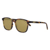 Side view of the Classic Ninety-three Sunglasses Leopard frame and brown lenses